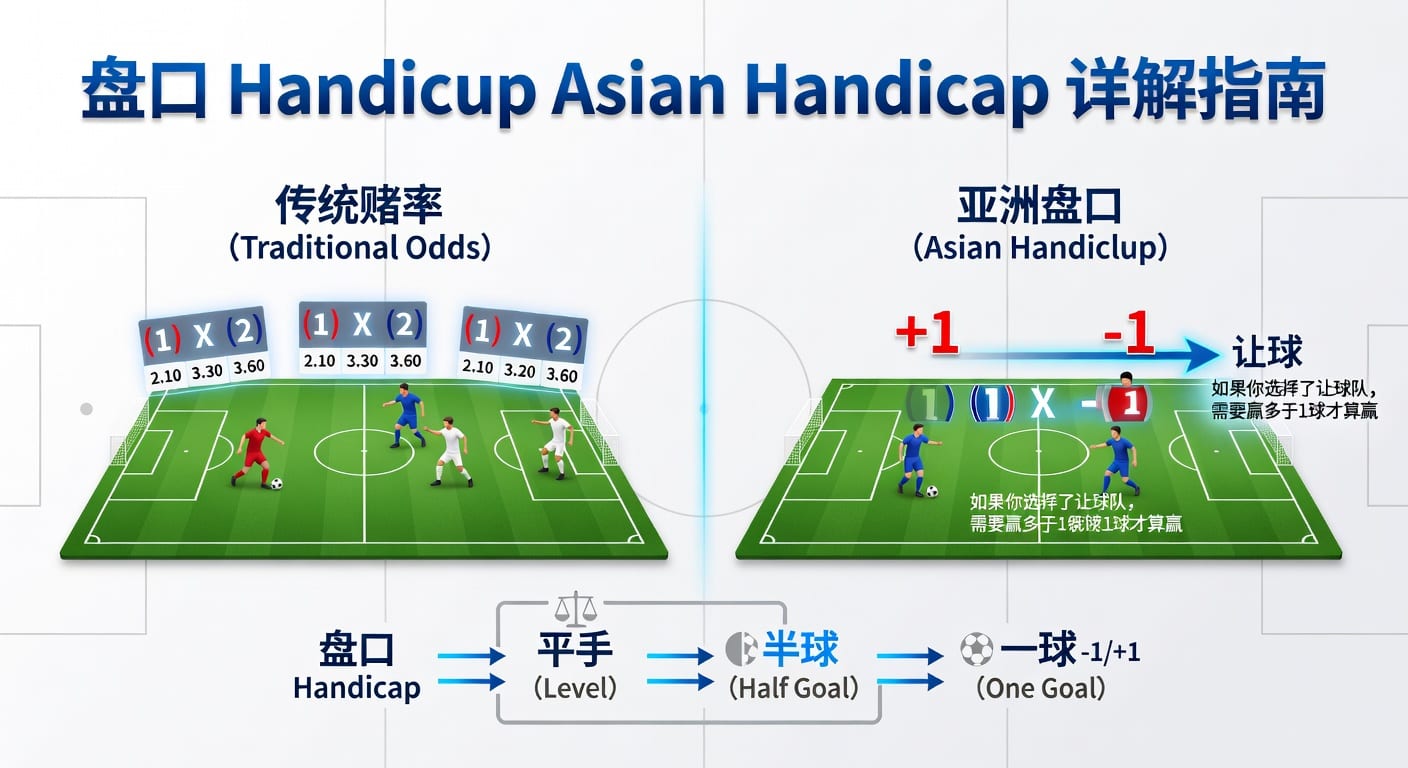 亚洲盘Asian Handicap深度解析：玩转足球竞猜必备指南