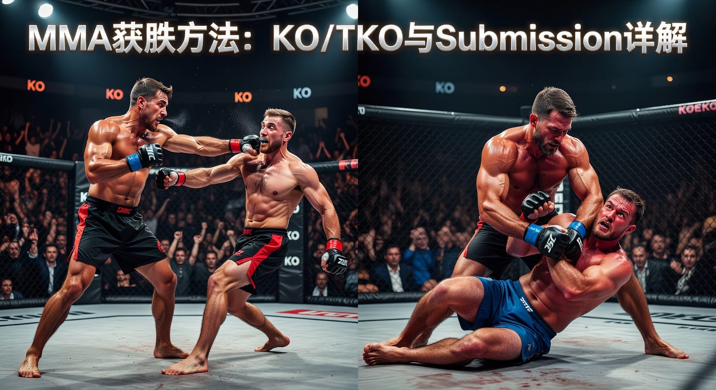 MMA方法 KO/TKO Submission 投注技巧解析