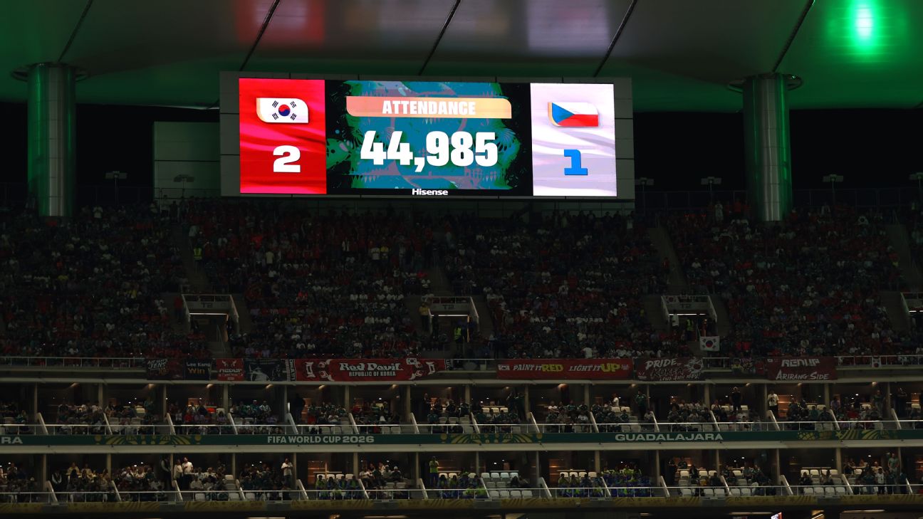 韩国对捷克世界杯上座风波：FIFA坚持44985人数据准确无误